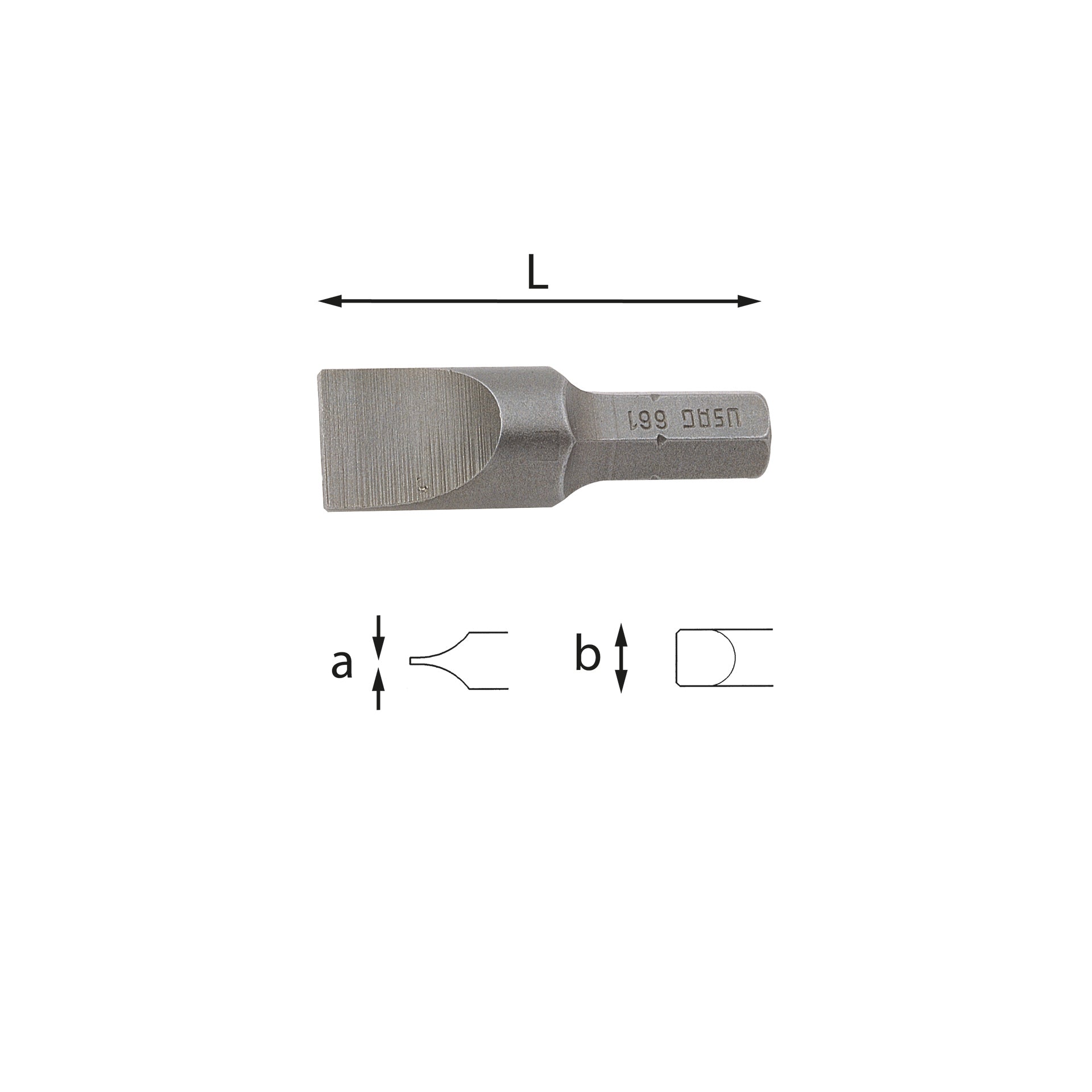 660 - Inserti per viti con intaglio - attacco 1/4 660 - Inserti per viti con intaglio - attacco 1/4